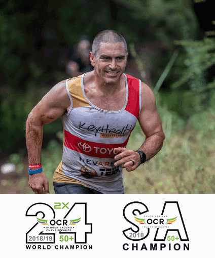 Alec Avierinos racing, two time OCR world champion